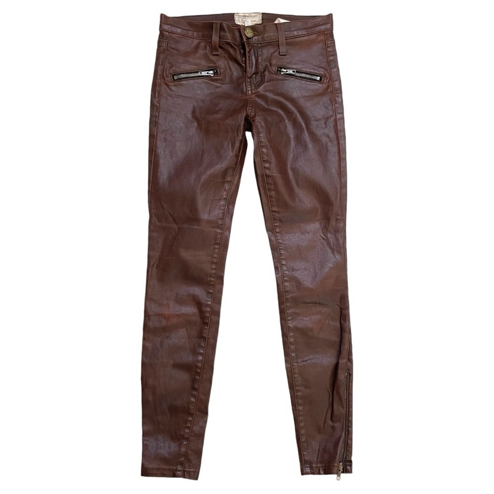 Current Elliott The SoHo zip stiletto skinny pants sz 25